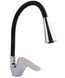 Смеситель для кухни Lidz Tani 008F3 с гибким изливом Black/Chrome LDTAN008F3BCR39484 - LDTAN008F3BCR39484 - 1