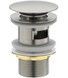Донный клапан IMPRESE BRENTA ZMK081906500 никель для раковины 1 1/4" с переливом - ZMK081906500 - 1