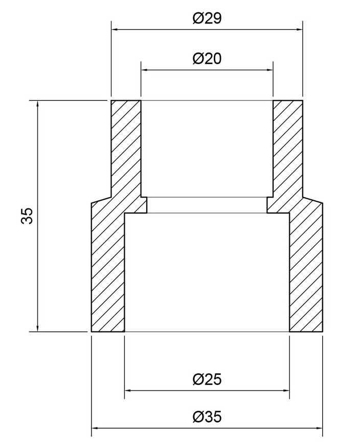 Муфта PPR THERMO ALLIANCE 25х20 - DSB101