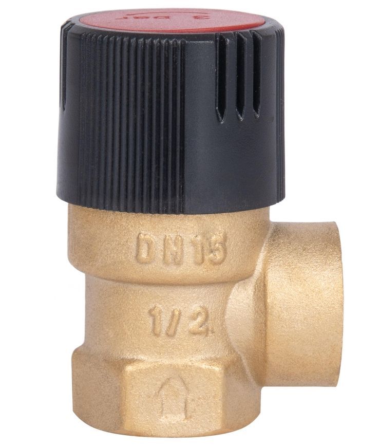 Запобіжний клапан Thermo Alliance Standart 1/2" ВР 3,0 бар латунь SD2443 - SD2443