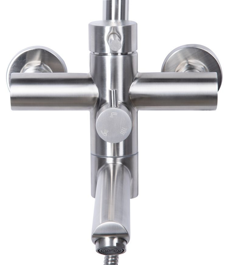 Душевая система Lidz Aria 1033 Nickel с изливом LDARI1033NKS46109 - LDARI1033NKS46109
