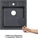 Кухонная мойка LIDZ 460х515/200 BLA-03 (LIDZBLA03460515200) - LIDZBLA03460515200 - 2