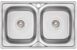 Кухонна мийка LIDZ 7948 Micro Decor подвійна 0,8 мм LIDZ7948MDEC08 - LIDZ7948MDEC08 - 1
