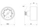 Манометр SD Plus 50 мм заднее подключение 1/4"НР 0-6 бар SD1716B