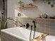 Смеситель для ванны HANSGROHE Rebris E скрытого монтажа черный матовый 72468670 - 72468670 - 2
