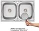 Кухонна мийка LIDZ 7948 Micro Decor подвійна 0,8 мм LIDZ7948MDEC08 - LIDZ7948MDEC08 - 3