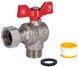 Кран шаровой с накидной гайкой SD FORTE 3/4" ВН для воды угловой SF224W20
