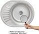 Кухонная мойка Lidz 5745 Micro Decor 0,8 мм LIDZ5745MDEC08 - LIDZ5745MDEC08 - 3