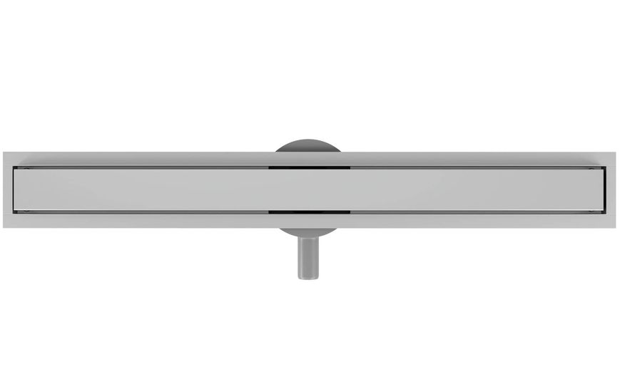 Трап линейный VOLLE MASTER LINEA Pura 600 мм с решеткой под плитку cepillado cromo 9046.211614 матовый хром - 9046.211614