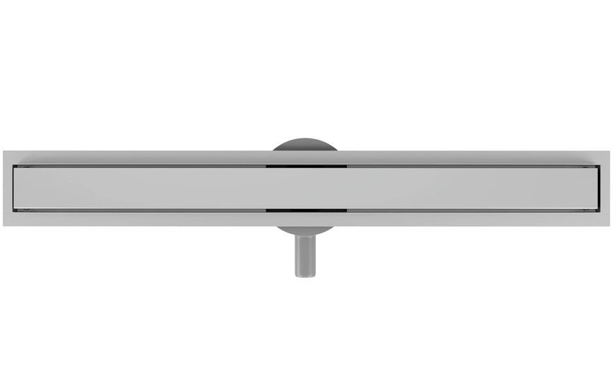 Трап линейный VOLLE MASTER LINEA Pura 600 мм с решеткой под плитку cepillado cromo 9046.211614 матовый хром - 9046.211614