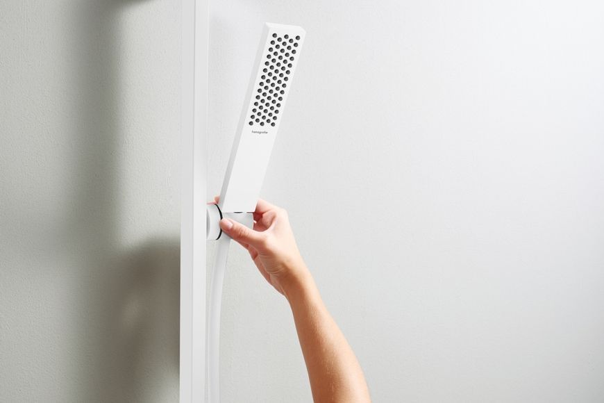 Ручной душ HANSGROHE Pulsify E 100 1jet EcoSmart Matt White 24320700 белый матовый - 24320700