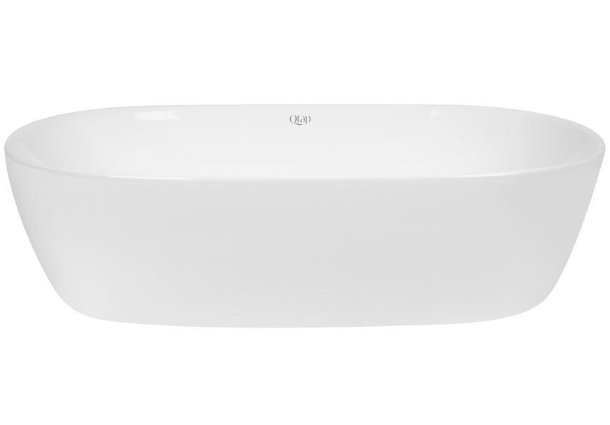 Раковина-чаша QTAP Aquarius 465x375x115 White с донным клапаном QT21112185W - QT21112185W