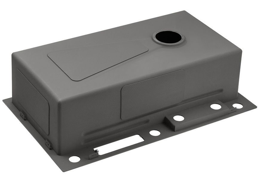 Кухонна мийка Kroner KRP Schwarze SET7545NG PVD 3.0/0.8 мм сірий CV033806 Schwarze-SET7545NGPVD - Schwarze-SET7545NGPVD