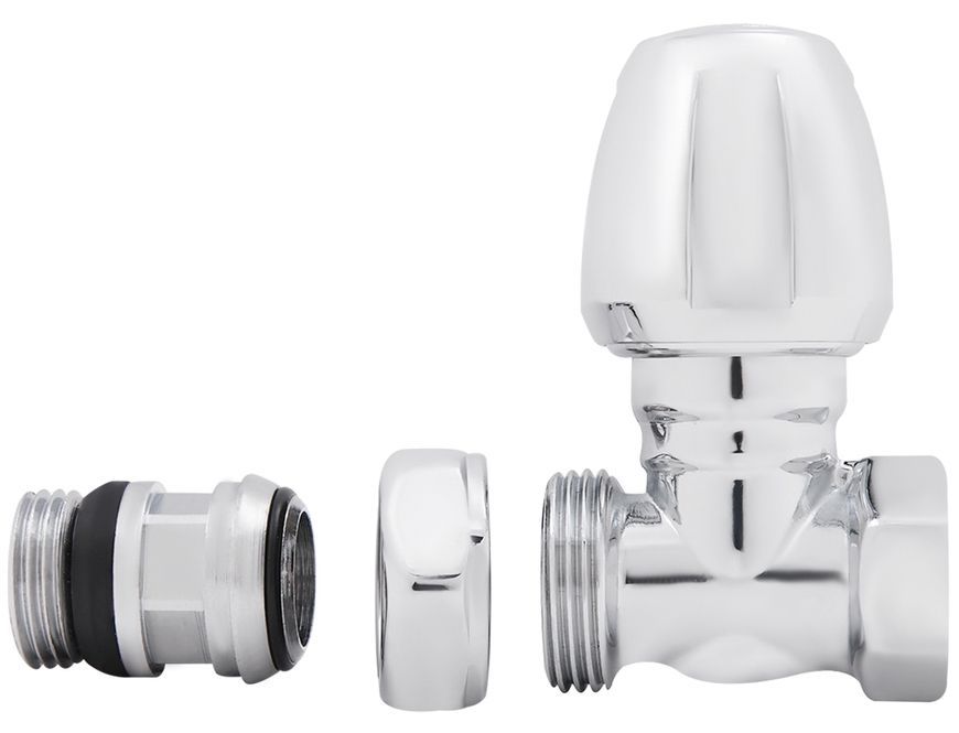 Кран (вентиль) декоративный ручной Icma 1/2" с антипротечкой прямой №1117 - 821117AD07