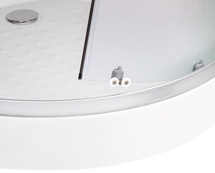 Душевой бокс TANI SB90x90.SAT.LOW.FR низкий поддон, стекло Frost 4 мм, стенки WHI LTSB9090SATLOWFR - LTSB9090SATLOWFR