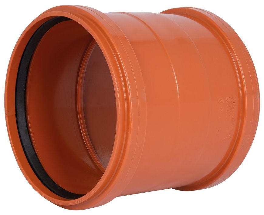 Муфта подвійна каналізаційна Ostendorf-OSMA KG System d200 SD00058134