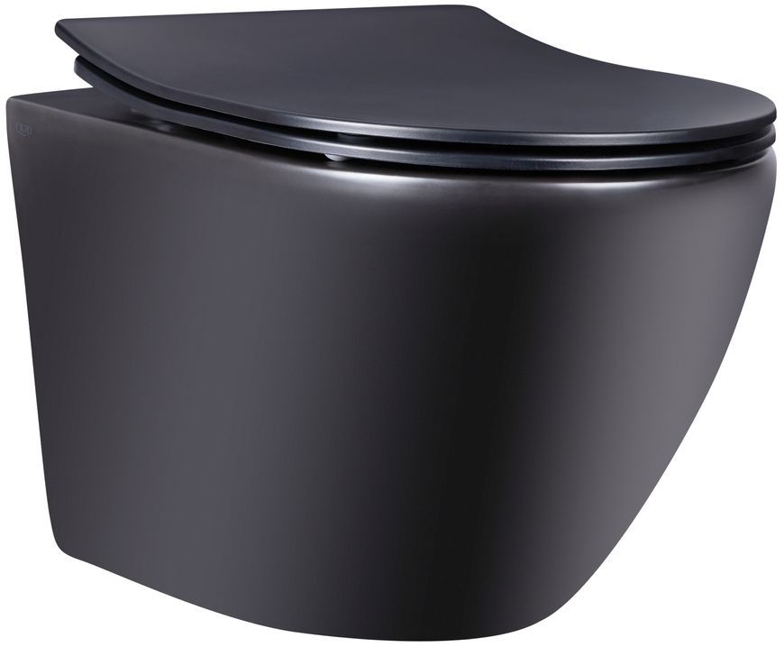 Набор QTAP инсталляция 3 в 1 Nest QT0133M425 с панелью смыва линейной QT0111M08V1091MB + унитаз с сиденьем Robin QT1333046ENRMB - QT044RO36908
