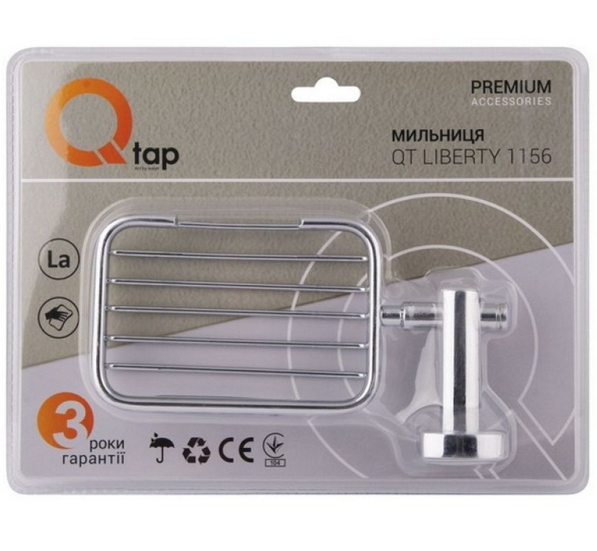 Мильниця QTAP Liberty CRM 1156 хром QTLIBCRM1156