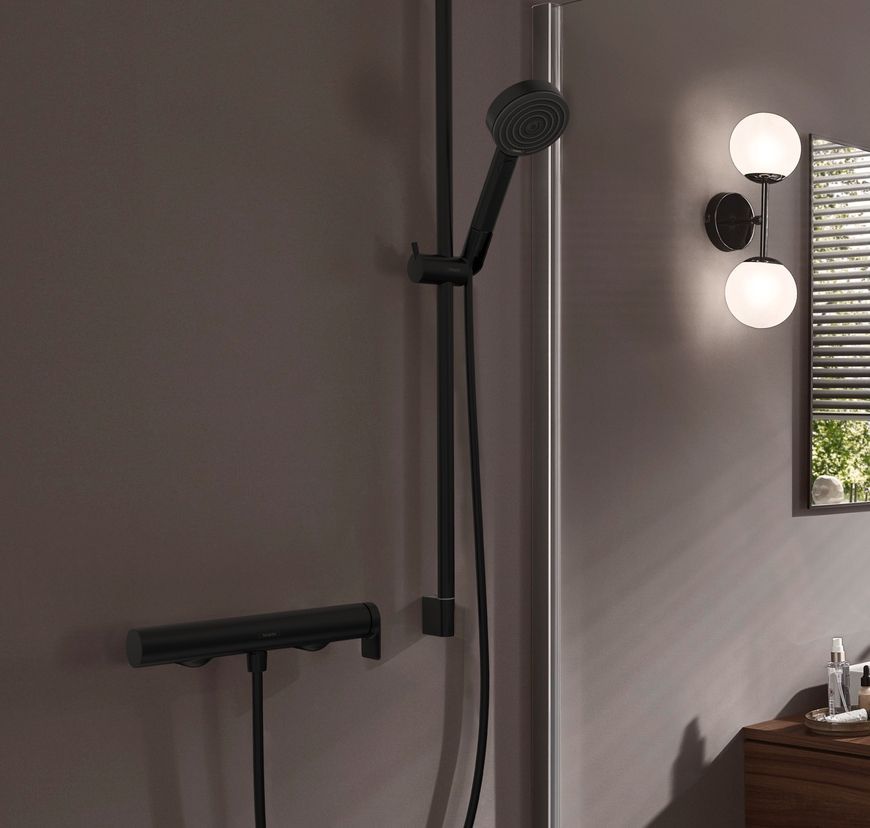 Змішувач для душу HANSGROHE Vivenis Matt Black 75620670 чорний матовий - 75620670