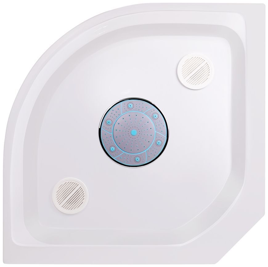 Душевой бокс TANI SB90x90.SAT.LOW.FR низкий поддон, стекло Frost 4 мм, стенки WHI LTSB9090SATLOWFR - LTSB9090SATLOWFR