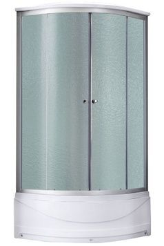Гідромасажний бокс Lidz Tani SBM90x90.SAT.HIGH.FR високий, скло Frost 4 мм, стінки WHI LTSBM9090SATHIGHFR - LTSBM9090SATHIGHFR