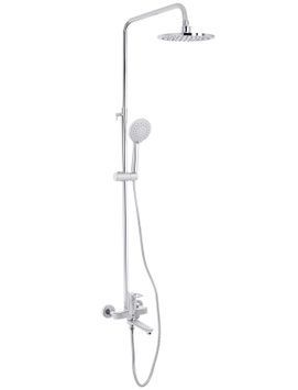 Душевая система Lidz Latwa 1031 на три потребителя (с изливом) Chrome LDLAT1031CRM48993 - LDLAT1031CRM48993