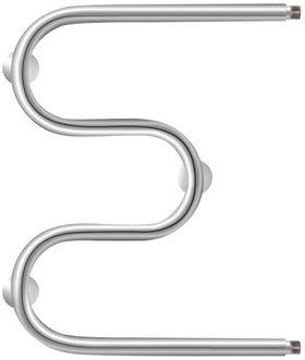 Полотенцесушитель водяной LIDZ Snake (CRM) D25х1/2" 500x400 - LSNAKED25125040WAT
