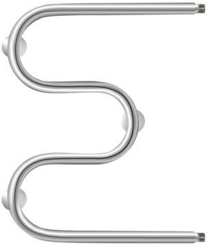 Полотенцесушитель водяной LIDZ Snake (CRM) D25х1/2" 500x400 - LSNAKED25125040WAT
