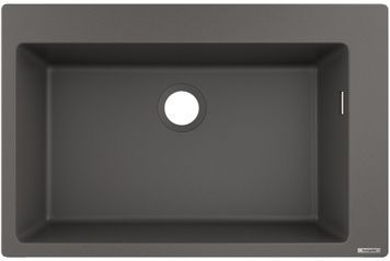 Кухонна мийка HANSGROHE S510-F660 77х51 Stonegrey сірий камінь 43313290 - 43313290