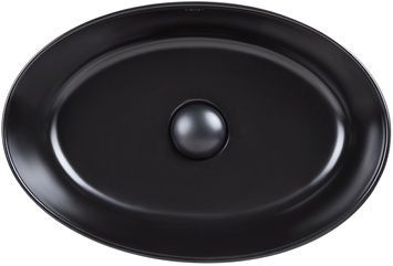 Раковина-чаша QTAP Leo 450х305х160 Matt black з донним клапаном QT1111A052MB - QT1111A052MB