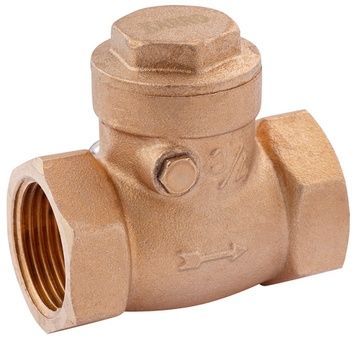 Лепестковый обратный клапан Karro 3/4" ВР KR107/2 латунный CV008801 - KR107/2