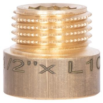 Подовжувач латунний Thermo Alliance Standart 1/2" ВРх1/2" ЗР, 10 мм SD4221510