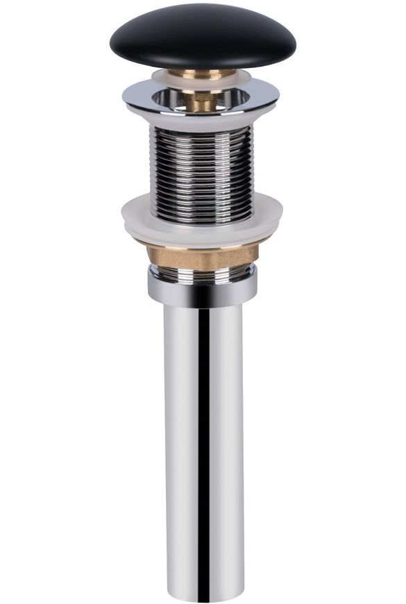 Раковина-чаша QTAP Leo 450х305х160 Matt black з донним клапаном QT1111A052MB - QT1111A052MB
