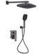 Душевая система Qtap Gemini скрытого монтажа на два потребителя Gunmetal Black PVD QTGEM113GMB45698 - QTGEM113GMB45698 - 1