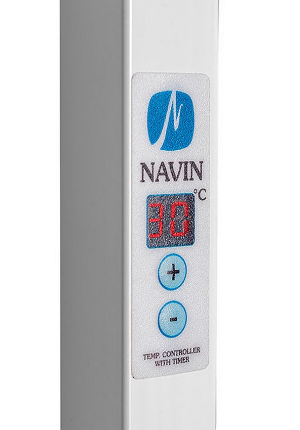 Рушникосушарка електрична NAVIN Largo 500х800 Digital таймер регулятор права 12-844052-5080 білий оксамит - 12-844052-5080
