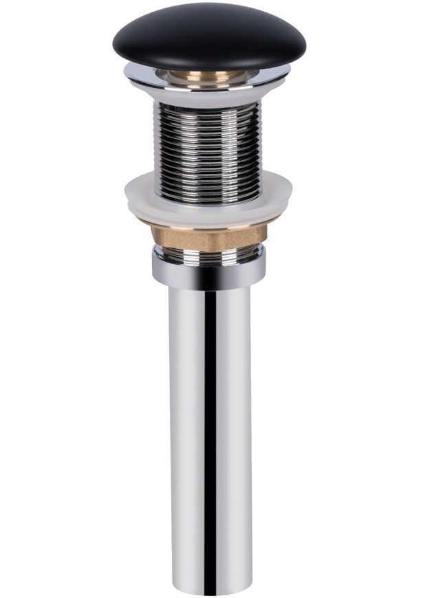 Раковина-чаша QTAP Leo 450х305х160 Matt black з донним клапаном QT1111A052MB - QT1111A052MB