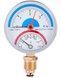 Термоманометр Thermo Alliance Standart 80 мм латунное нижнее подключение 1/2"НР 4 бар 120&ordm;С SD1724B