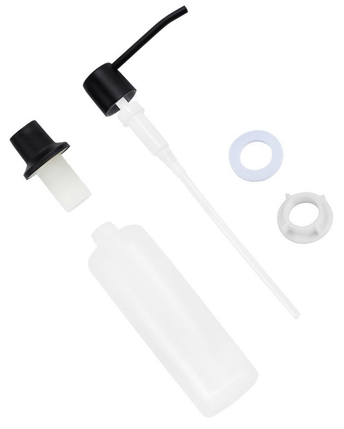 Кухонна мийка Kroner KRP Schwarze SET7546HM PVD 3.0/0.7 мм чорна CV032277 Schwarze-SET7546HMPVD - Schwarze-SET7546HMPVD