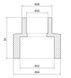 Муфта PPR THERMO ALLIANCE 32х20 - DSB102 - 2