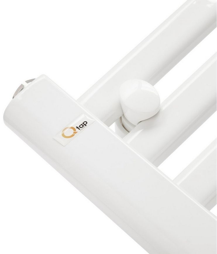 Полотенцесушитель водяной QTAP Dias (WHI) P21 1200x600 HY белый - QTDIASWHIP211200600HY