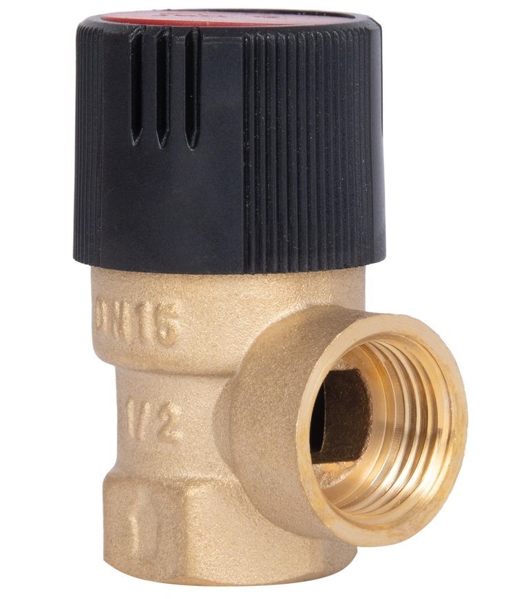 Предохранительный клапан Thermo Alliance Standart 1/2" ВР 6,0 бар латунь SD2446 - SD2446