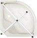Гідромасажний бокс Lidz Tani SBM90x90.SAT.HIGH.FR високий, скло Frost 4 мм, стінки WHI LTSBM9090SATHIGHFR - LTSBM9090SATHIGHFR - 12