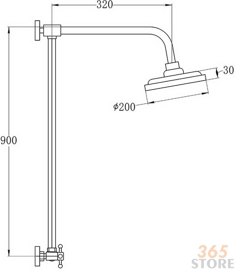 Душова система POTATO P3565 - POTP3565