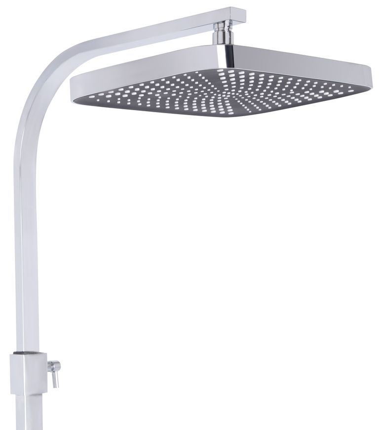 Душова система термостатична Qtap Swan Cascada з поворотним виливом Chrome QTSWA112CRM45902 - QTSWA112CRM45902