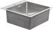 Кухонна мийка інтегрована QTAP D5050 Satin 2,7/1,0 мм - QTD505010 - 3