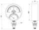 Термоманометр SD Plus 80 мм латунное нижнее подключение 1/2"НР 4 бар 120ºС SD1724B