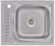 Кухонна мийка Lidz 6050-R Satin 0,6 мм LIDZ6050RSAT06 - LIDZ6050RSAT06 - 1