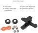 Смеситель для ванны QTAP Lipno QTNH3023101DCB черный с коротким изливом - QTNH3023101DCB - 7