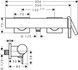 Смеситель для душа HANSGROHE Tecturis E Brushed Bronze 73620140 бронза - 73620140 - 2