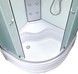 Гідромасажний бокс Lidz Tani SBM90x90.SAT.HIGH.FR високий, скло Frost 4 мм, стінки WHI LTSBM9090SATHIGHFR - LTSBM9090SATHIGHFR - 4